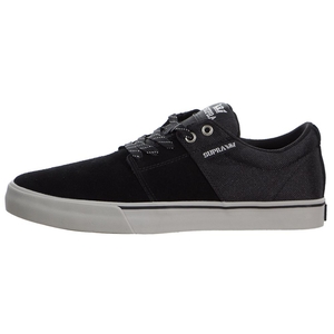 Baskets Basses Supra Stacks Vulc II Noir Black/Grey-Grey Homme | HGX-08202394